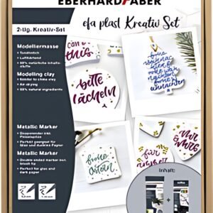 EBERHARD FABER Pâte à modeler EFA plast, kit créatif