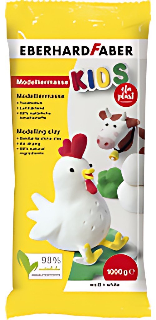 EBERHARD FABER Pâte à modeler EFA plast KIDS, blanc