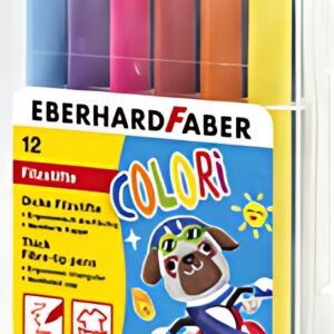 EBERHARD FABER Feutre large COLORI, étui de 12
