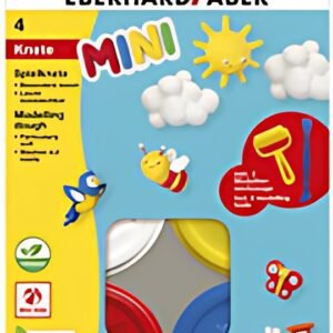EBERHARD FABER Kit pâte à modeler Mini Kids, tons de base