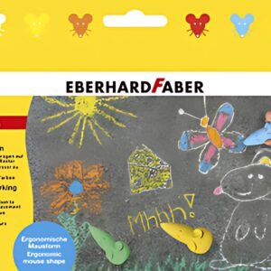 EBERHARD FABER Craie de trottoir Souris, étui en carton de 6