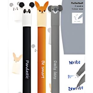 EBERHARD FABER Stylo encre gel Animal Erase it! blister de 3