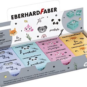 EBERHARD FABER Taille-crayon Animal, présentoir de 8