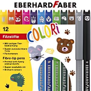 EBERHARD FABER Feutre Animal COLORI, étui en carton de 12