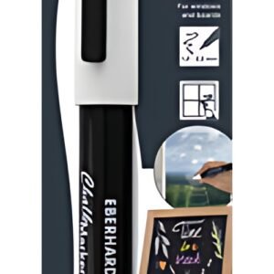 EBERHARD FABER Marqueur craie 1-2 mm, blister de 1, blanc