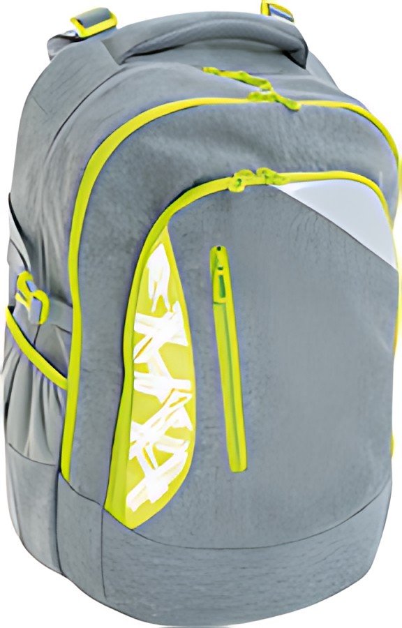 EBERHARD FABER Sas à dos scolaire X-Style, gris / vert