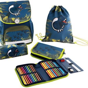 EBERHARD FABER Kit cartable EFAlino Dinosaure, 4 pièces