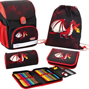 EBERHARD FABER Kit cartable EFAlino Dragon, 4 pièces