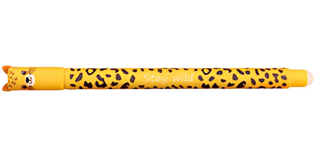 EBERHARD FABER Stylo encre gel Animal Erase it! Léopard