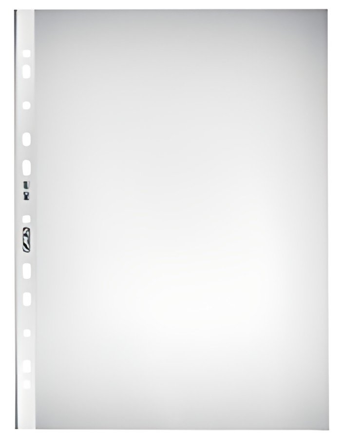 herlitz Pochette perforée, A4, 0,090 mm, transparent lisse