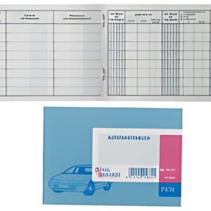 KÖNIG & EBHARDT Fahrtenbuch PKW, DIN A6, 40 Blatt