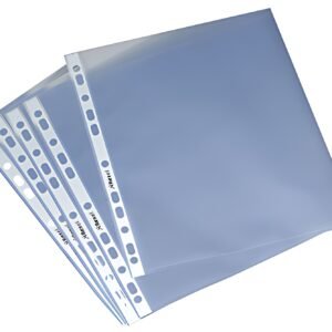 Rexel Pochette perforée standard, A4, pp, grainée, 0,065 mm