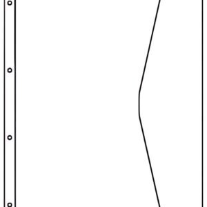HETZEL pochette pour document, A4, PVC, grainée, 0,13 mm