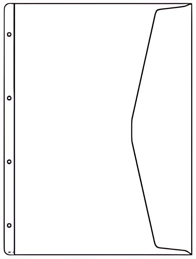 HETZEL pochette pour document, A4, PVC, grainée, 0,13 mm