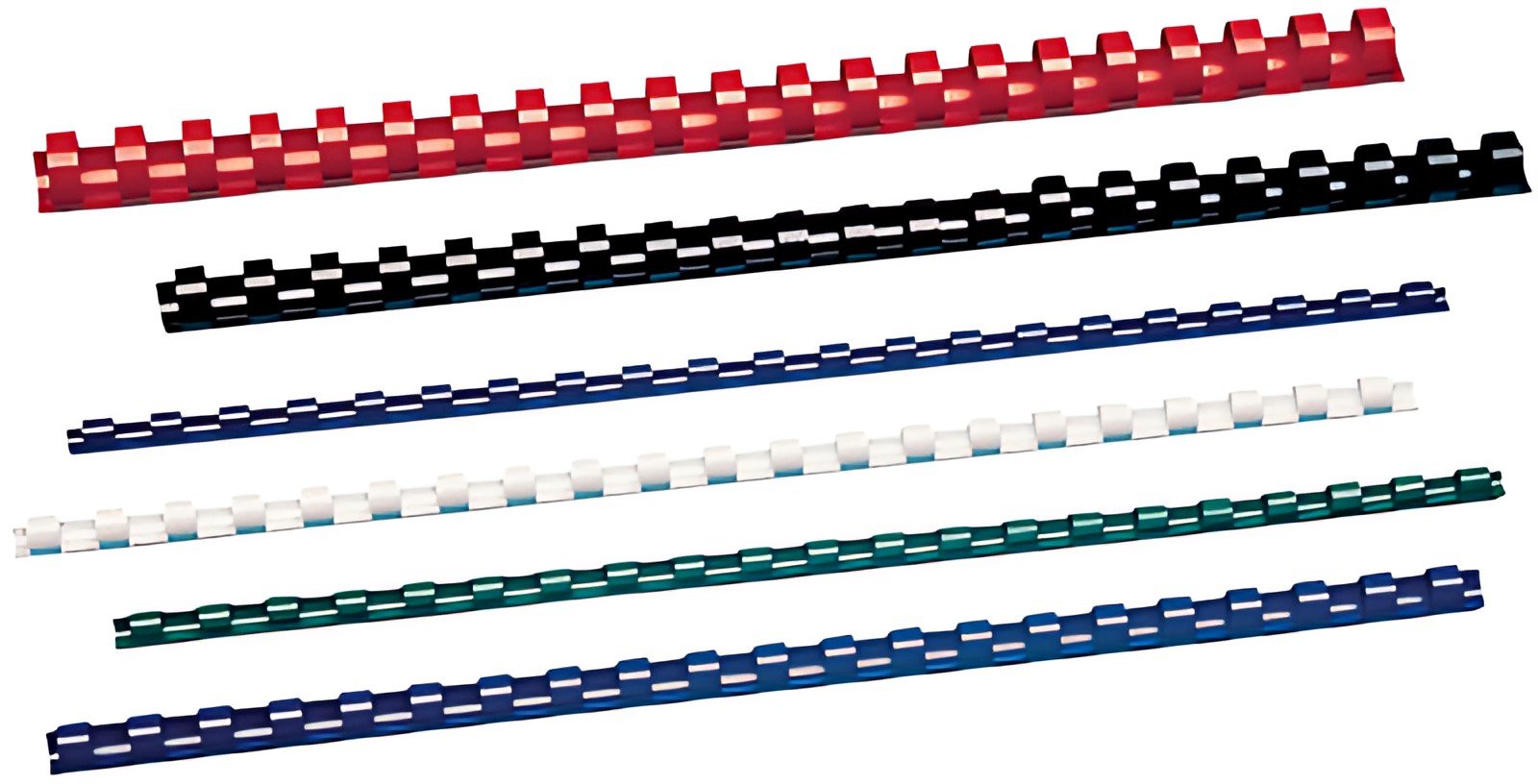 GBC Peigne à relier en plastique CombBind, A4, 19 mm, bleu
