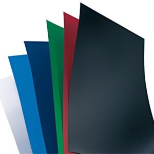 GBC Couverture de reliure PolyOpaque, A4, 0,30 mm, rouge