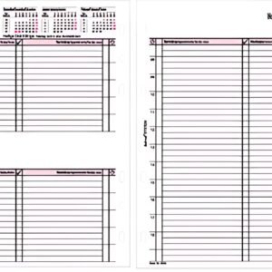bind Recharge 2027 pour agenda A5 modèle 15501