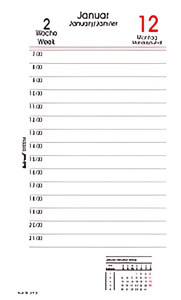 bind Recharge 2027 pour agenda bind A6, modèle 10603