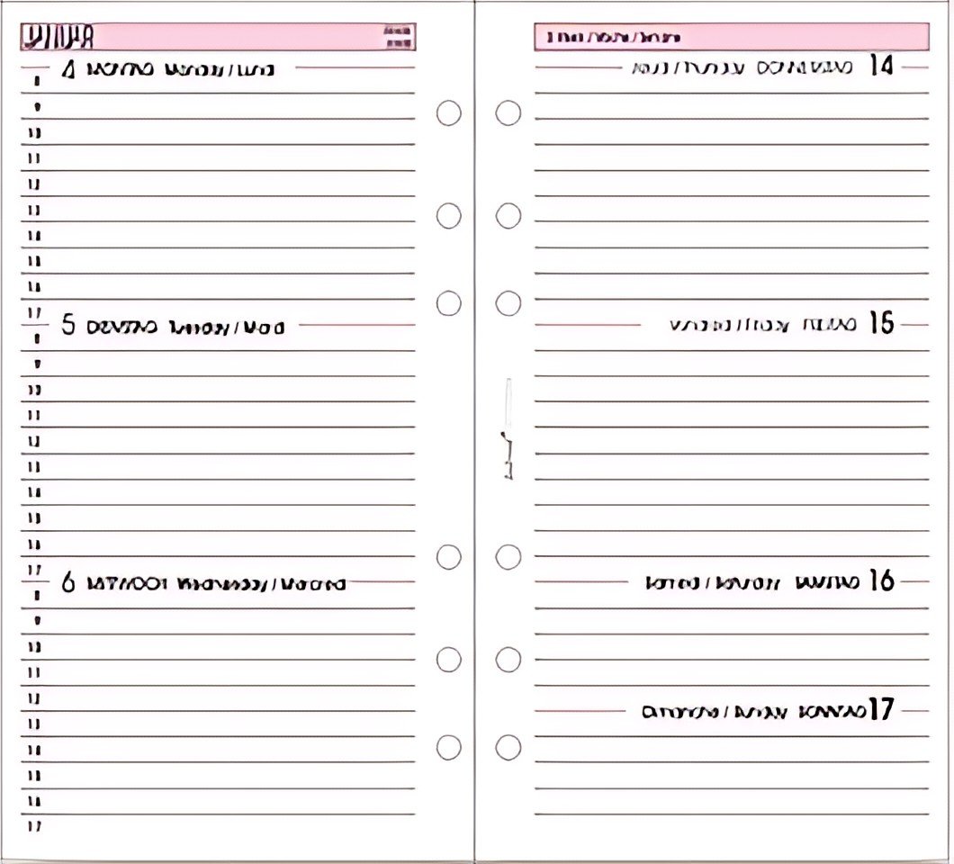 bind Recharge 2027 pour agenda A6 modèle 10603