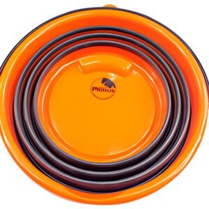 Garten PRIMUS Seau pliable, noir/orange