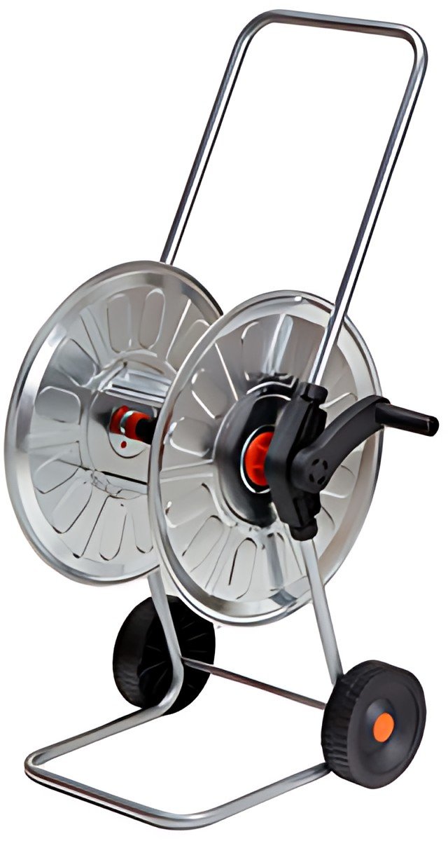 Bradas Dévidoir de tuyau sur roues ZINCATO, 1/2", pour 60 m