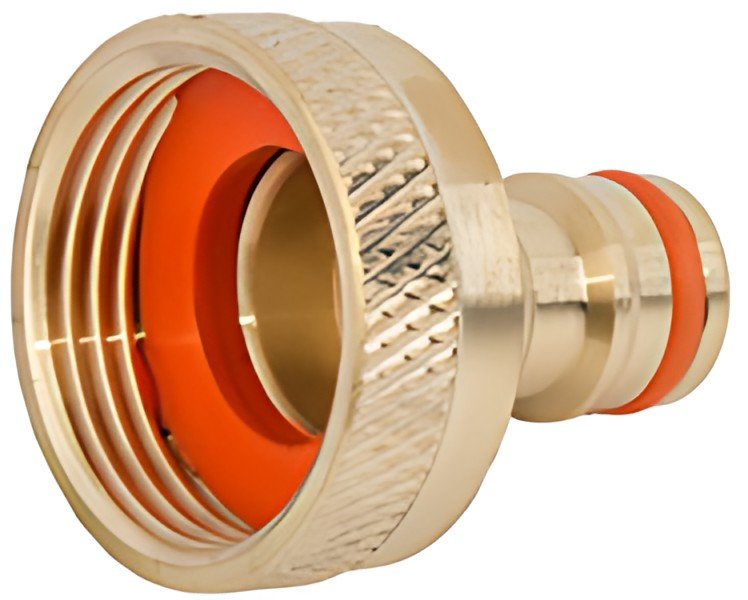 Bradas Nez de robinet avec filetage intérieur 3/4", laiton