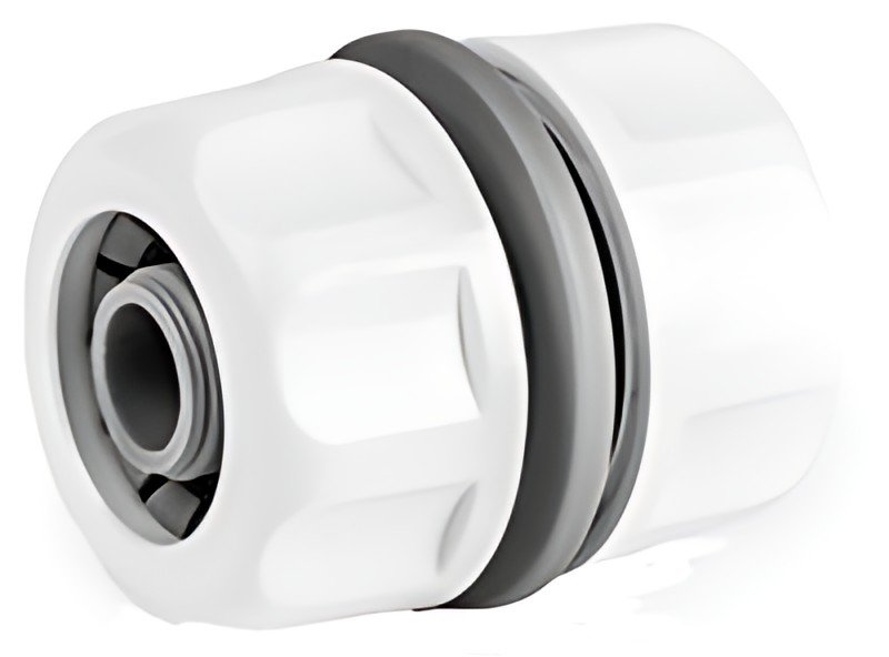 Bradas Connecteur de tuyau WHITE LINE, 3/4" sur 1/2", blanc