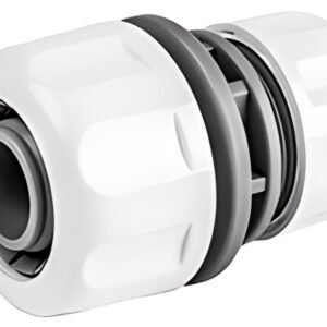 Bradas Connecteur de tuyau WHITE LINE, 1" sur 3/4", blanc
