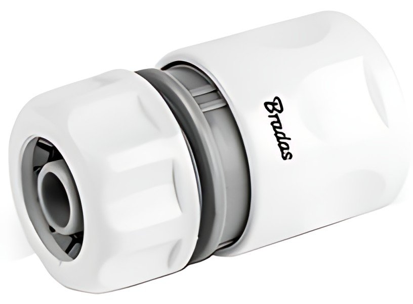 Bradas Raccord de tuyau femelle WHITE LINE, 1/2", blanc