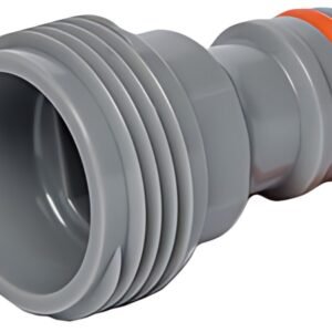 Bradas Adaptateur WHITE LINE, filetage extérieur 1/2", gris