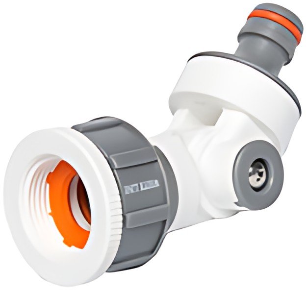Bradas Nez de robinet articulé WHITE LINE,filetage intérieur