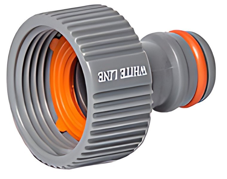 Bradas Nez de robinet WHITE LINE, filetage 3/4", gris