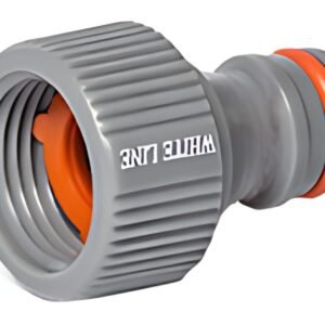 Bradas Nez de robinet WHITE LINE, filetage 1/2", gris