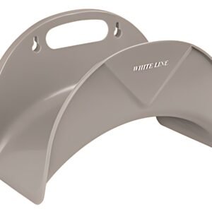 Bradas Porte-tuyau d'arrosage mural WHIT LINE, en PVC