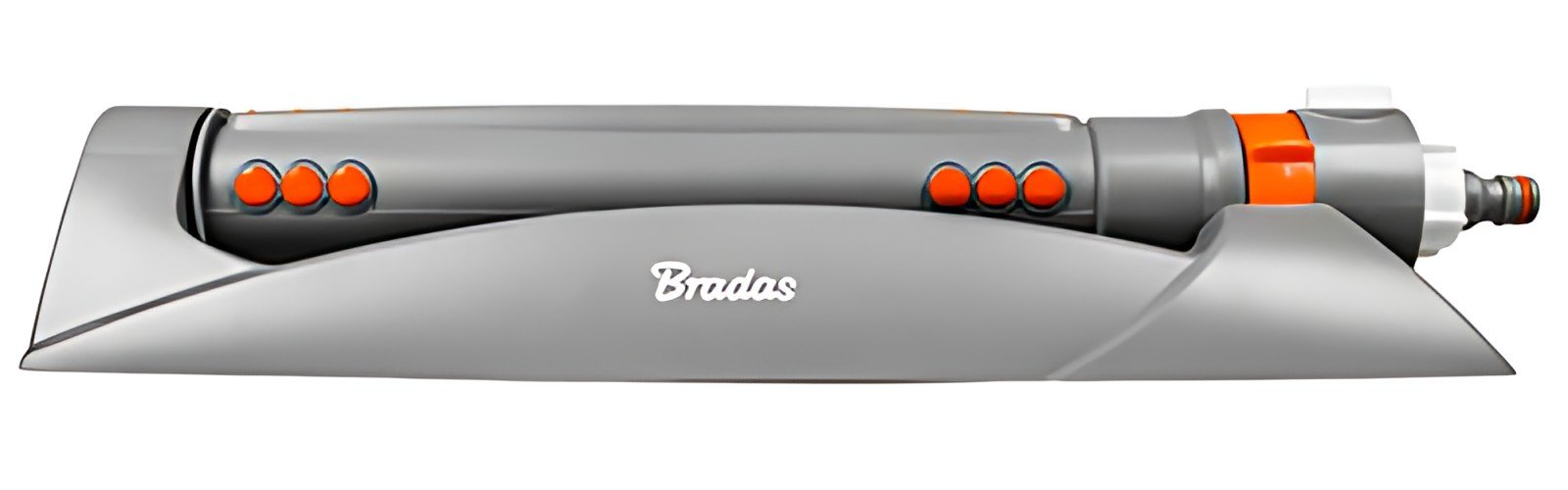 Bradas Arroseur oscillant WHITE LINE, 18 buses, gris/orange