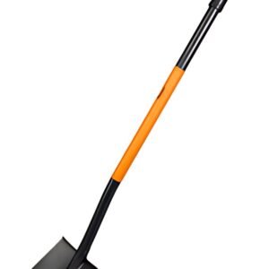 Bradas Bêche pointue, longueur : 1.250 mm, noir/orange