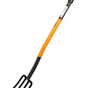 Bradas Fourche à bêcher, longueur 1.250 mm, 4 dents, noir/