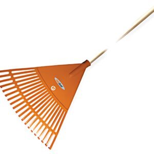 Bradas Balai à feuilles Quick Fit, manche en bois, 20 dents