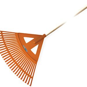 Bradas Balai à feuilles Quick Fit, manche en bois, 27 dents