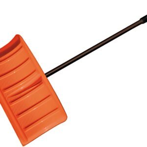 Bradas Pelle à neige avec manche métallique, noir/orange