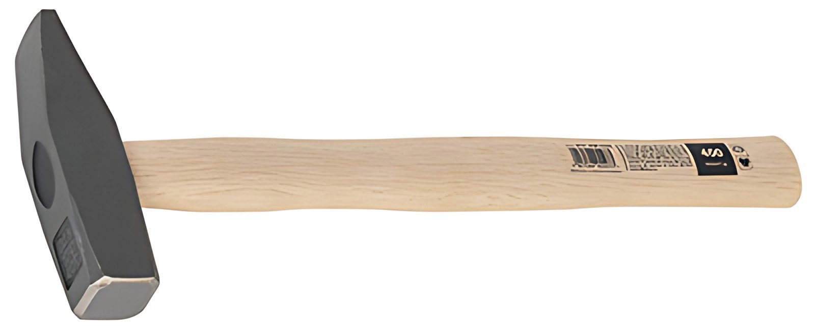 Bradas Marteau de serrurier, 500 g, avec manche en bois