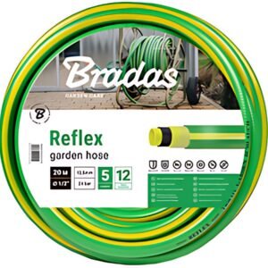 Bradas Tuyau d'arrosage REFLEX, 1/2", 50 m, vert/jaune