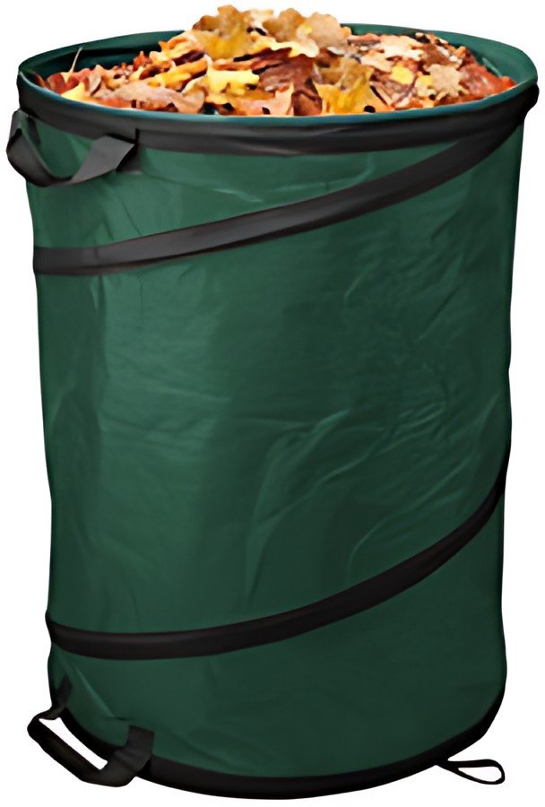 Bradas Sac à végétaux POP UP, 90 litres, vert foncé