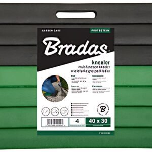 Bradas Planche pour genou, (L)400x(T)300x(H)40mm, noir/vert