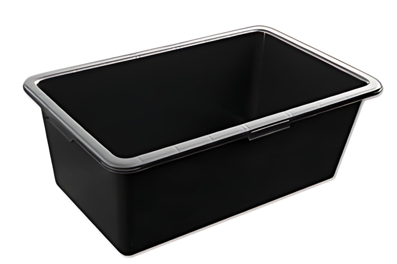 Bradas Auge de maçon, en PVC, 60 litres, noir