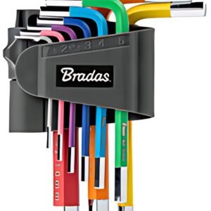 Bradas Jeu de clés Allen, 9 pièces, multicolore