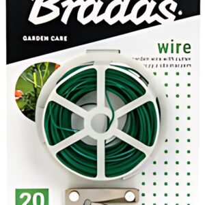 Bradas Fil de fer avec pince coupante, 30 m, vert