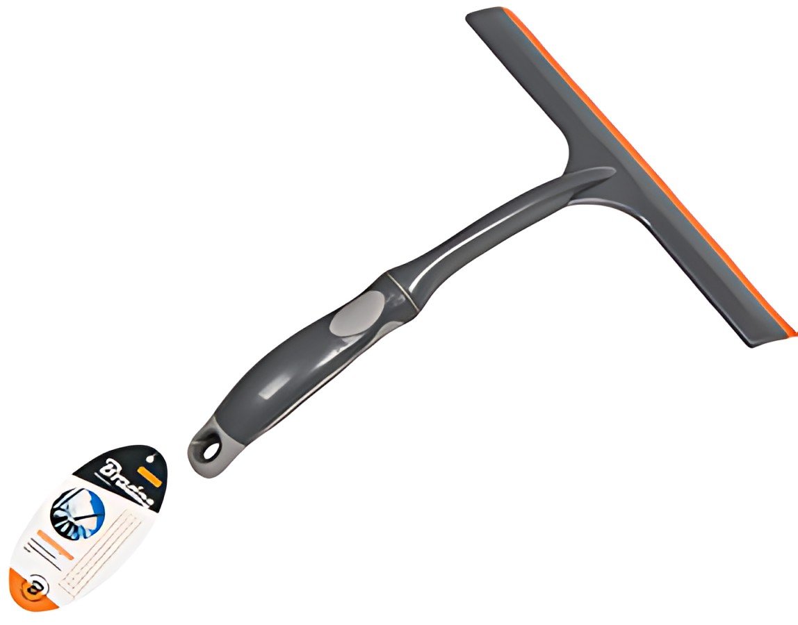Bradas Raclette de douche, anthracite/orange