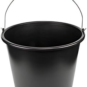 Bradas Seau, 20 litres, PVC, noir