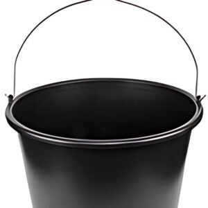 Bradas Seau, 12 litres, PVC, noir